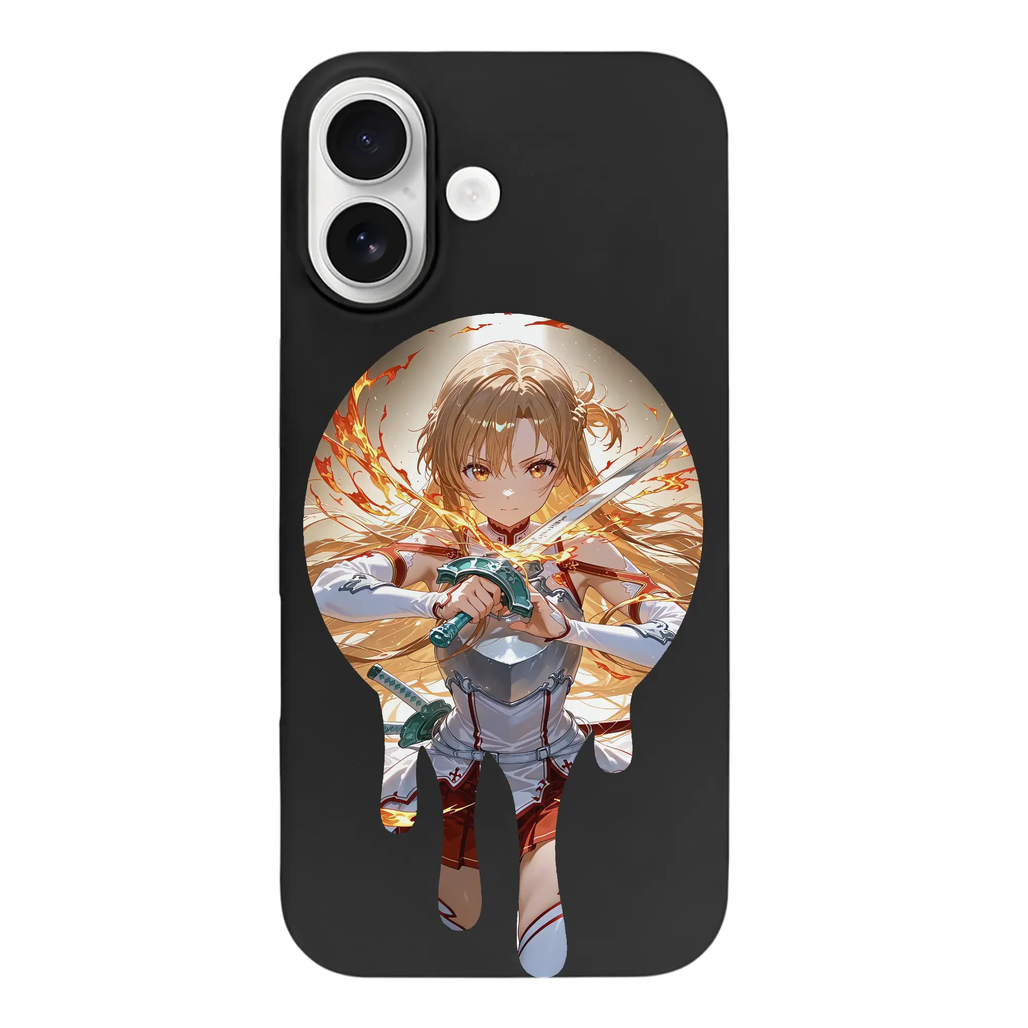 ソードアートオンライン グッズ アスナ - iPhone 17 シリーズ シリコンケース 薄型 耐衝撃 指紋防止 ソフトタッチカバー 精密フィット 傷防止 保護ケース iPhone 17/17 Air/17 Pro/17 Pro Max 対応